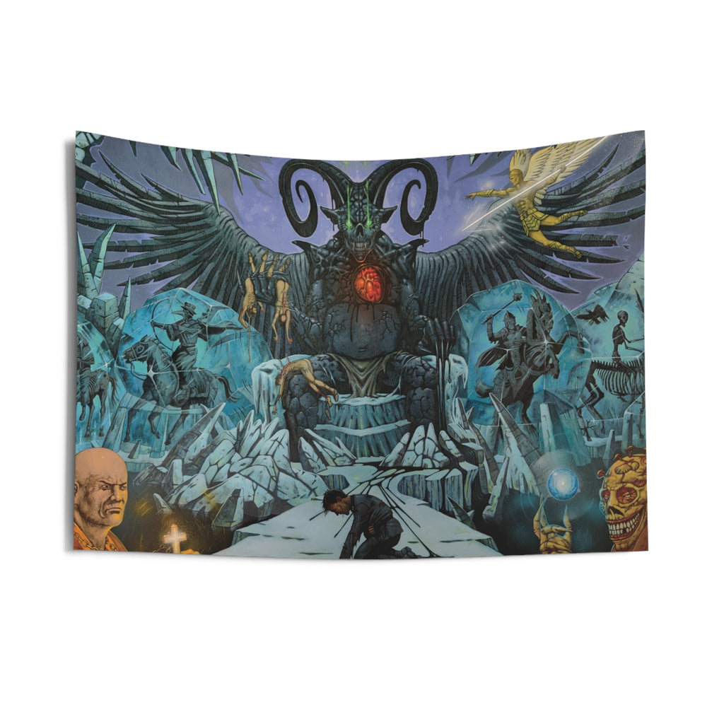 Homerik "The Blackest Soul" Indoor Wall Tapestries