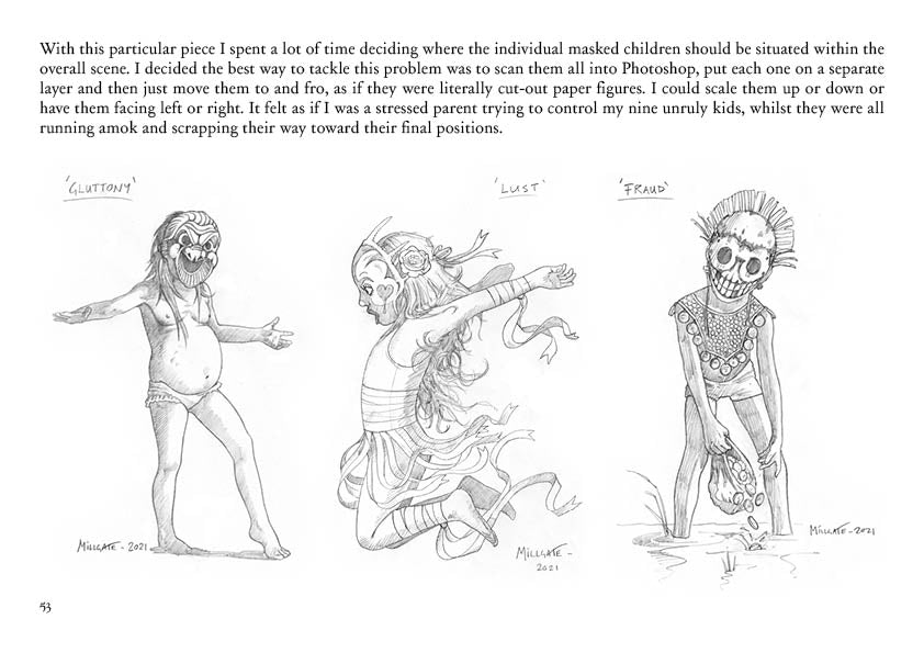 Homerik "The Art of The Circle of Dead Children" Lyrics & Art Book [Hardcover] (plus HDR Digital Artwork Downloads)