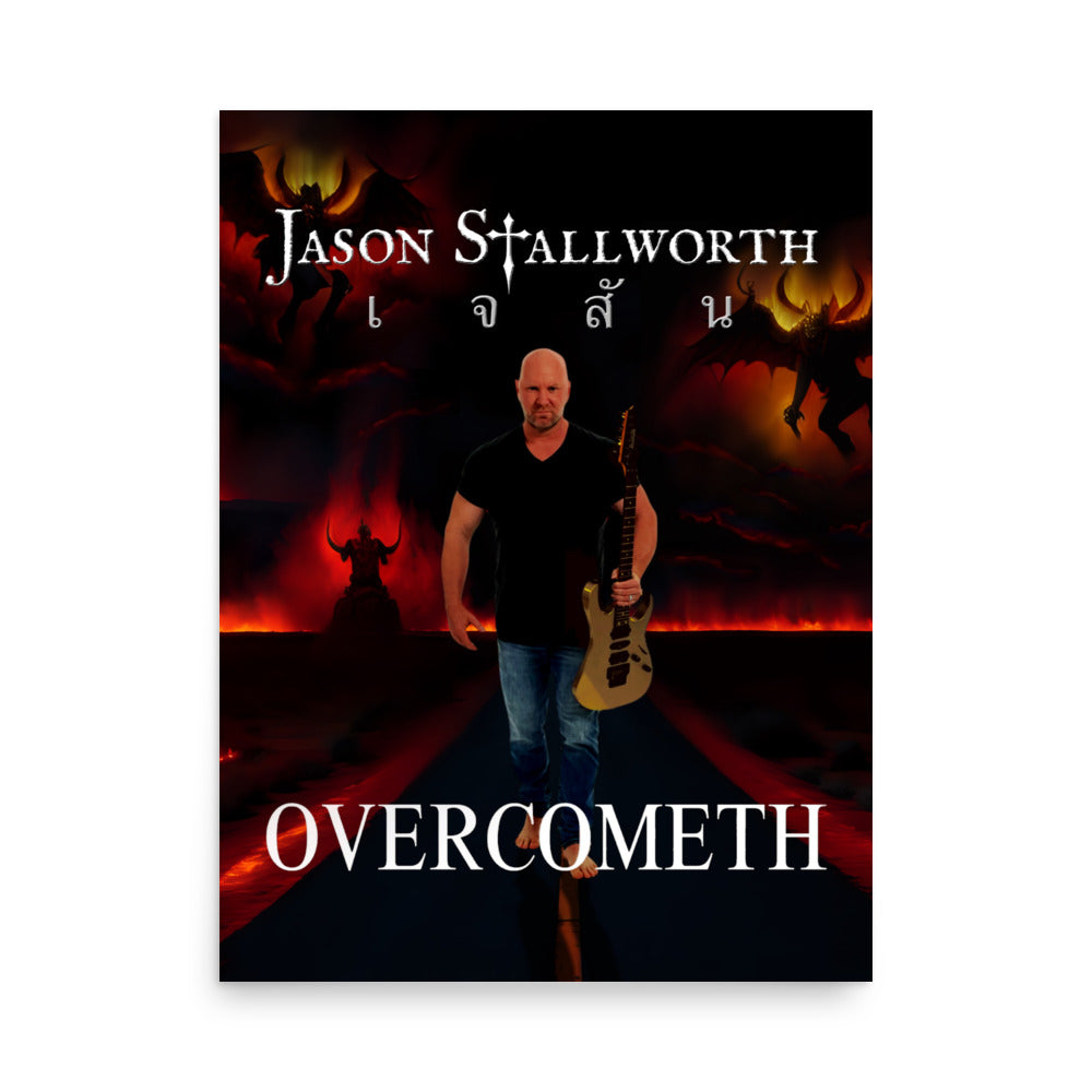 Jason Stallworth "Overcometh" Album Cover Poster (18x24)