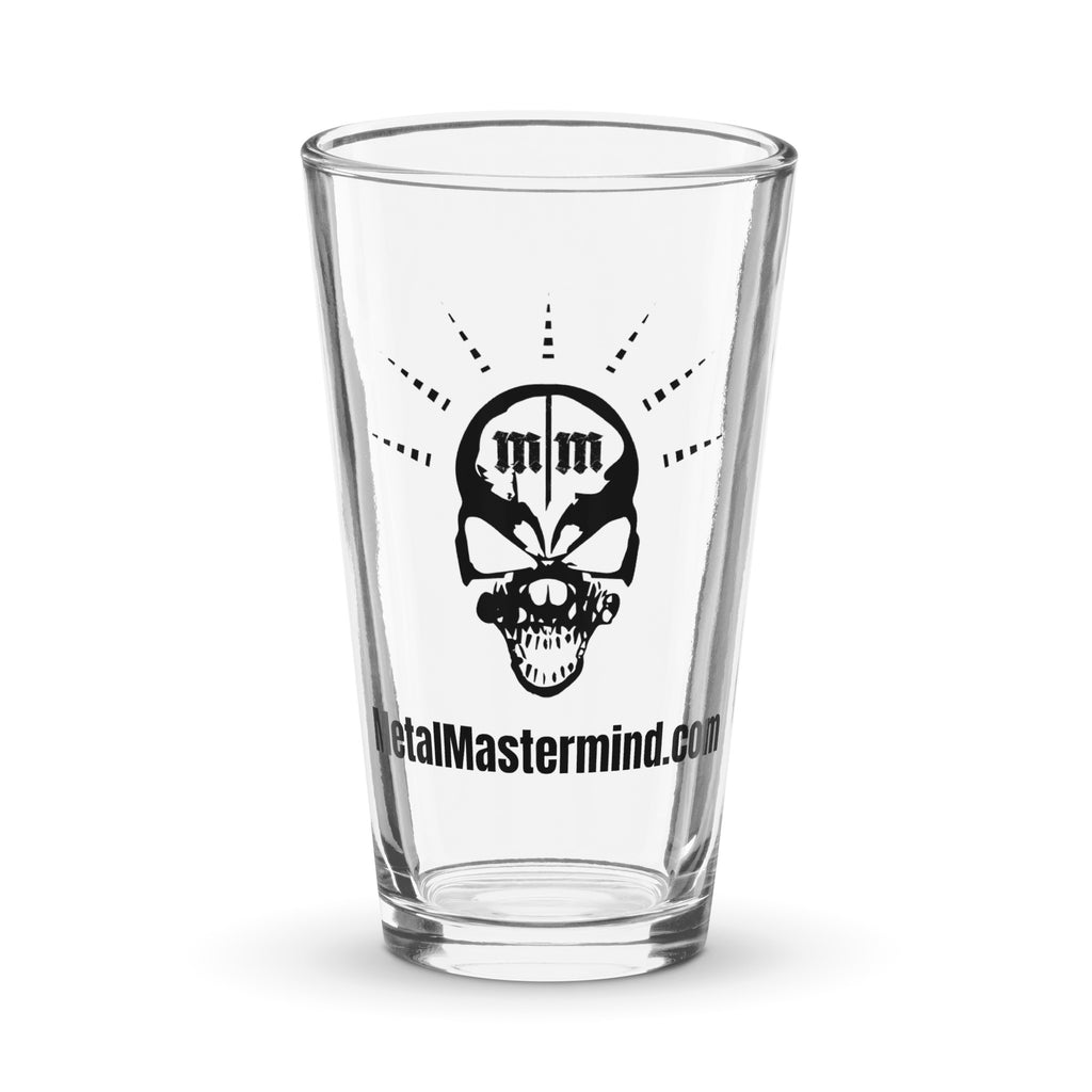 Metal Mastermind Pint Glass (16 oz)