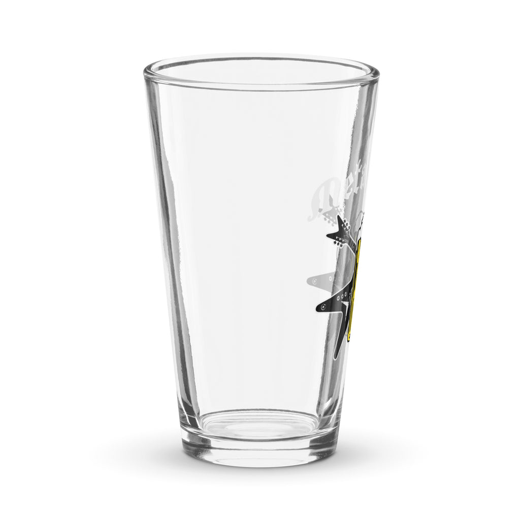 "Metal & Beer" Pint Glass (16 oz)