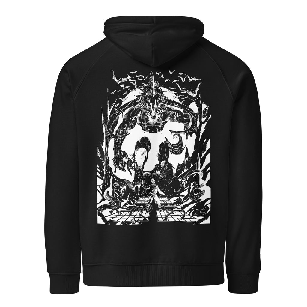 Homerik "Boiling Labyrinth" Illustration Cotton Hoodie (Unisex)