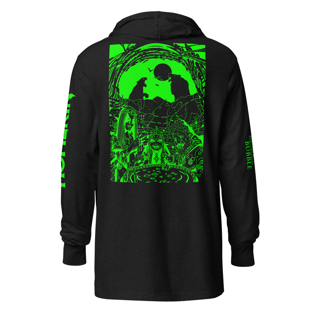 Homerik "A Great Prophecy" Illustration Hooded Long-Sleeve Tee (Unisex)