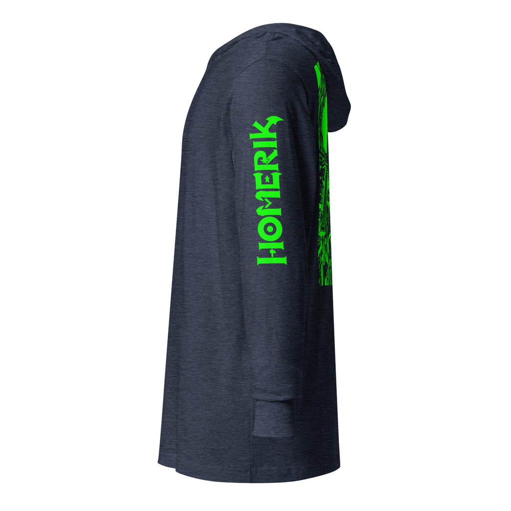 Homerik "A Great Prophecy" Illustration Hooded Long-Sleeve Tee (Unisex)